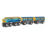 Trenulet din lemn Pasageri Imaginarium - Set Maxim 504738 Rail Road 